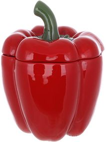Банка керамічна "Pepper" 1200мл, для сипучих продуктів, червоний перець