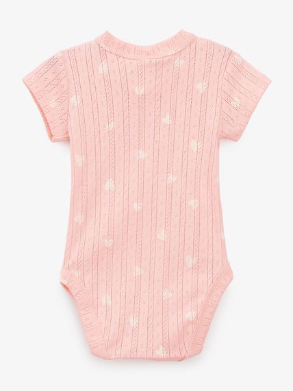 Боді для малюків Pink hearts 904375 68 см Рожевий shop (4821184412061) | Зображення 3
