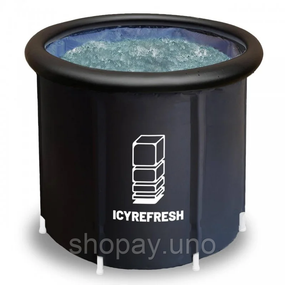 Круглий каркасний басейн для крижаної ванни / Льодова надувна ванна "Ice Bath Spa"