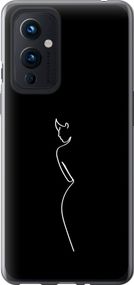 Чехол на OnePlus 9 Силуэт1 "4590u-2249-17620"