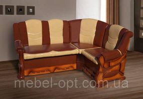 Кухонний м'який куточок Візит, колір дерева горіх, шкірозамінник apparel rodeo 02+01