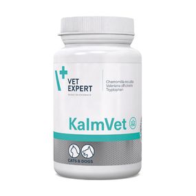 Вітаміни VetExpert KalmVet для зниження стресу у котів та собак 60 табл