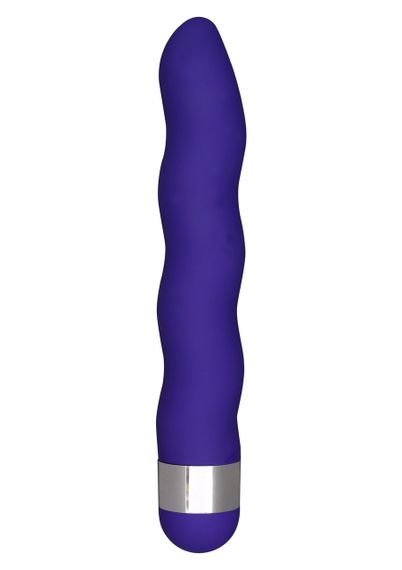 Універсальний вібратор у формі хвилі ToyJoy Funky Wave Viberette фіолетовий Sex Aura