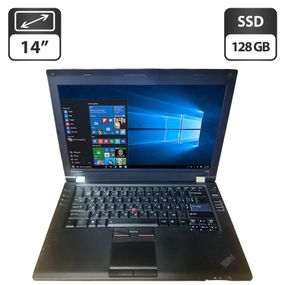 Ноутбук Lenovo ThinkPad L420 / 14" (1366x768) TN / Intel Core i3-2350M (2 (4) ядра по 2.3 GHz) / 8 GB DDR3 / 128 GB SSD / Intel HD Graphics 3000 / DVD-ROM б/у