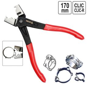 Щипці для встановлення стрічкових хомутів CLIC CLIC-R YATO YT-06475