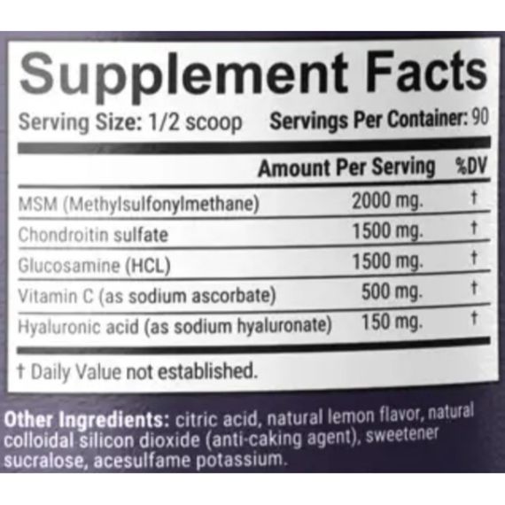 Препарат для суглобів та зв'зок En`vie Lab Chondro Protection 5 Active 508,5 g /90 servings/ Berries | Зображення 1