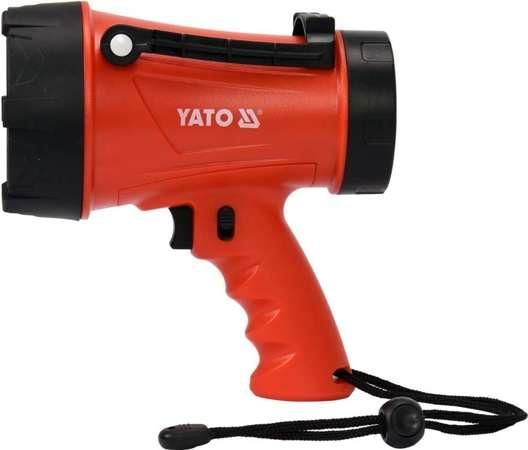 Лихтар свитлодиодний з ручкою акумул. YATO Li-Ion 3.7 В, 4400 mАГод, 15Вт, 600/1200 Lm, зарядний USB YT-08551 | Зображення 2