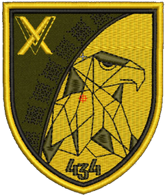 Шеврон 434 батальйон безпілотних систем