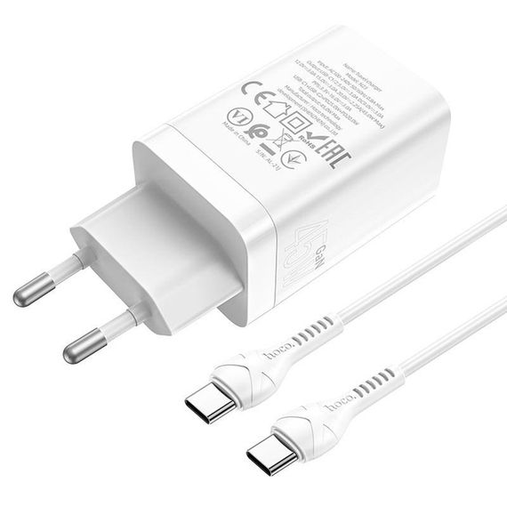 Мережевий зарядний пристрій GaN Hoco N23 Starlight PD45W (33284-01_560)