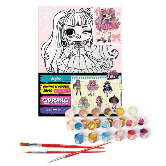 Картина за номерами "L.O.L. Surprise! Tweens Ali Dance" KHO6282, 30х40 см | Зображення 1