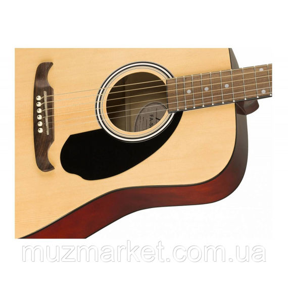 Гітара акустична FENDER FA-125 WN NAT + Чохол | Зображення 5