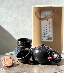 Сервіз чайний Olens 102-1620 5 предметів чорний