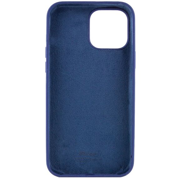 Чехол Silicone Case Full Protective (AA) для Apple iPhone 14 (6.1") Синий / Deep navy | Зображення 1