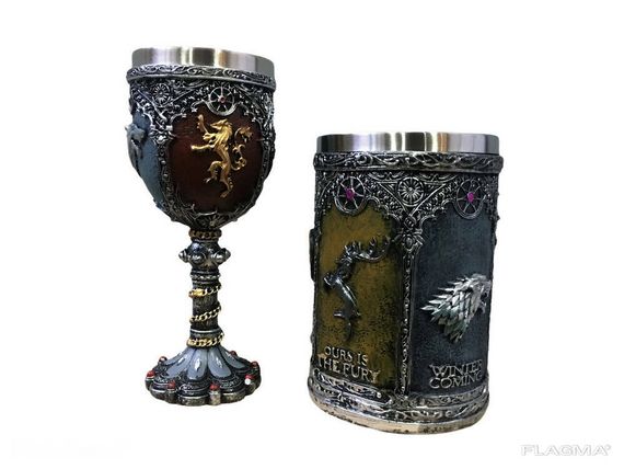 Подарочный Набор Кружка Чашка Бокал 3D Игра Престолов Game Of Thrones Бафомет Подарок | Зображення 1
