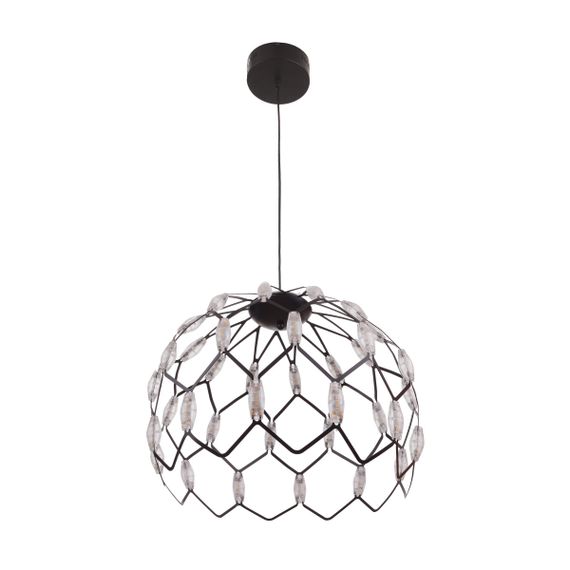 Люстра светодиодная подвесная 36W WW BK (BR-01 673S/36)