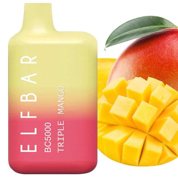Elf Bar BC5000 Original 5% перезаряджається под. Потрійний Манго (Triple Mango)