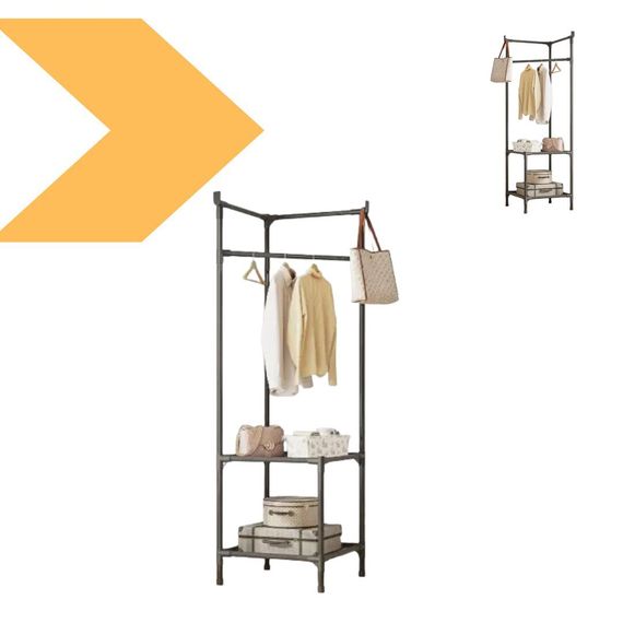 Кутова підлогова вішалка з регульованою висотою XPRO Corner Coat Rack RD-2 (45413-RD-2_277) | Зображення 1
