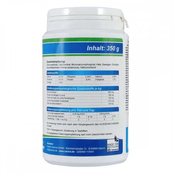 Вітамінно-мінеральний комплекс Canina Barfer Best Junior для собак на натуральному годуванні 350 г | Зображення 1
