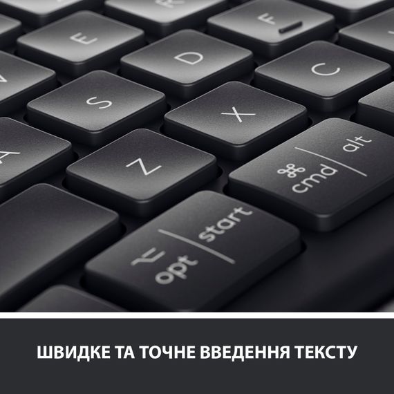 Клавіатура Logitech ERGO K860 Bluetooth/Wireless UA Black (920-010108) | Зображення 7