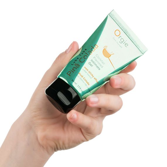 Лубрикант на водній основі Orgie Lube Tube Pina Colada, 50 мл, смак та аромат піна колади | Зображення 3