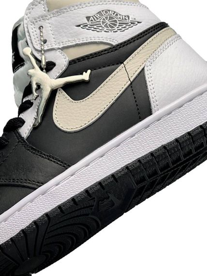 Жіночі кросівки N-ike Air Jordan 1 High “Black White Grey , В'єтнам , весна / літо / осінь | Зображення 6