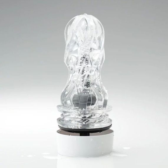 Мастурбатор Tenga - Aero Masturbator Silver, инновационная технология всасывания Sex Aura | Зображення 4
