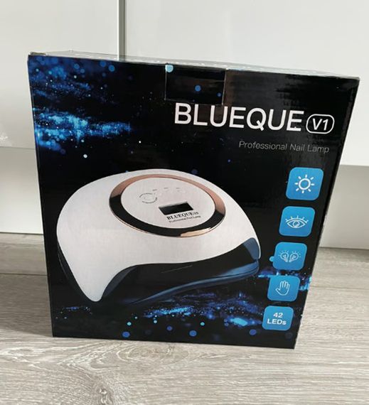 UV LED лампа Nail Lamp Blueque BQ-V1 168 Вт для манікюру для сушіння гелю гель-лаку | Зображення 6