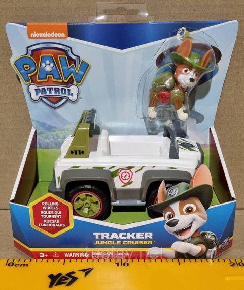 Щенячий патруль Спасательный джип и фигурка Трекер. Paw Patrol Tracker's Jungle Cruiser Vehicle with Figure | Зображення 4