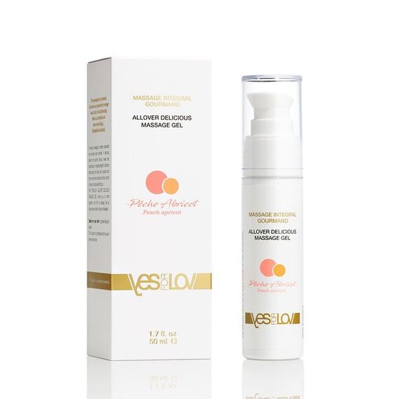 Масажний гель 3 в 1 ПЕРСИК-АБРИКОС YESforLOV (Франція) Sex Aura