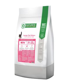 Корм Nature's Protection Large cat Kitten сухой для котят больших пород 18 кг