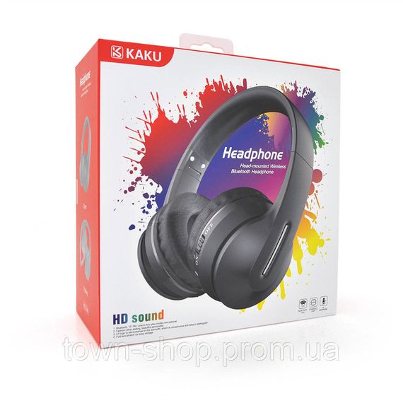 Игровые Bluetooth наушники iKAKU KSC-288 DIANMING, Black | Зображення 1