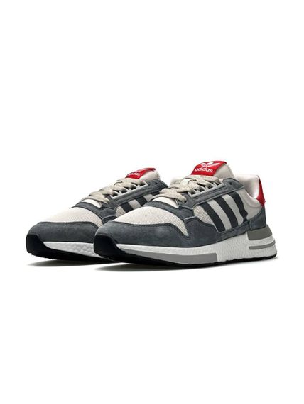 Кроссовки ZX 500 RM Grey Four Scarlet весна / лето / осень A3612 45 28,5 | Зображення 1