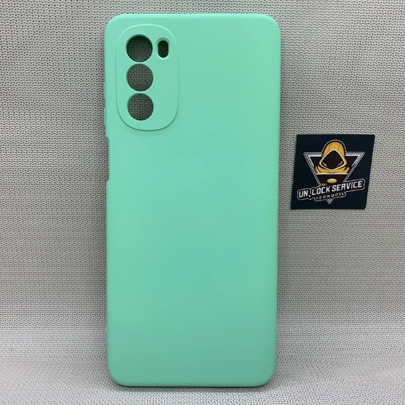 Motorola G62 SoftTouch Silicone Протиударний чохол софт тач М'ятний