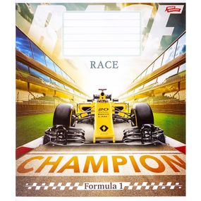 Зошит учнівський А5/12 коса з дод. лін. Formula 1 3623M Мрії збуваються Вид 3