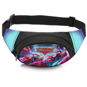 Сумка-бананка дитяча з принтом Тачки Блискавка МакКвін поясна сумка для хлопчика (4569)