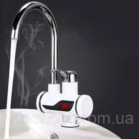 Нижнє Проточний водонагрівач з LCD екраном , водонагрівач, кран