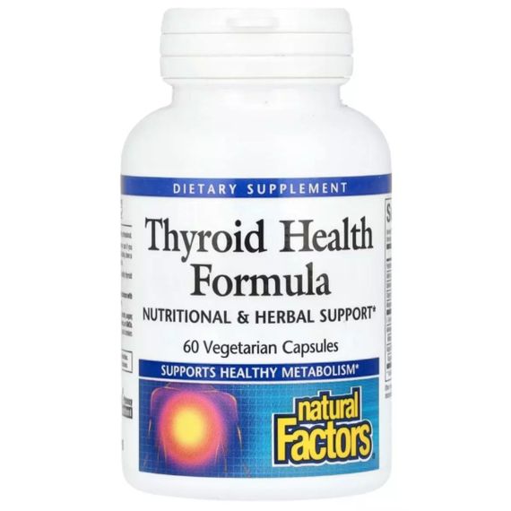 Вітамінно-мінеральний комплекс Natural Factors Thyroid Health Formula 60 Veg Caps