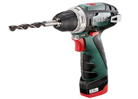 Дриль-Шуруповерт Metabo акумуляторний PowerMaxx BS Basic з АКБ і ЗП в компл
