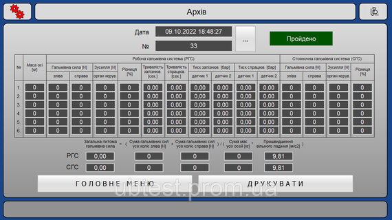 Система управління гальмівного стенду (універсальна) UBtest Control Unit | Зображення 7