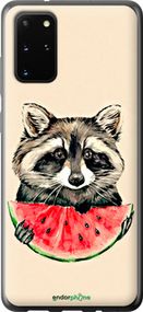 Чохол на Samsung Galaxy S20 Plus Єнотик з кавуном "4605t-1822-2448"