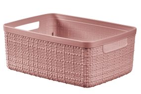 Корзина для хранения Curver (Курвер) Jute S 5 л (01904) Розовый