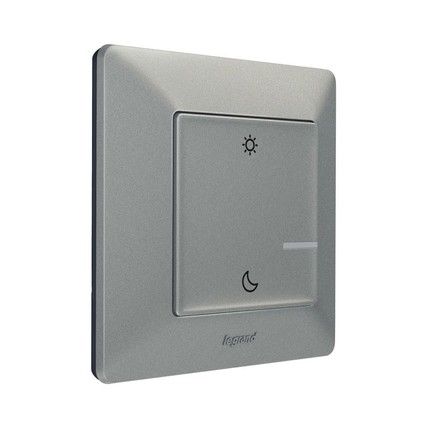 Valena Life with NETATMO. Умный беспроводной сценарный выключатель &quot;День / Ночь&quot; . Алюминий (752389) | Зображення 2