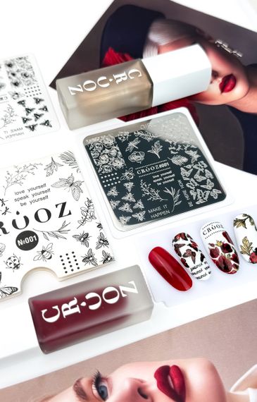 Пластина для стемпінгу Crooz 01 (6 х 6см) | Зображення 3