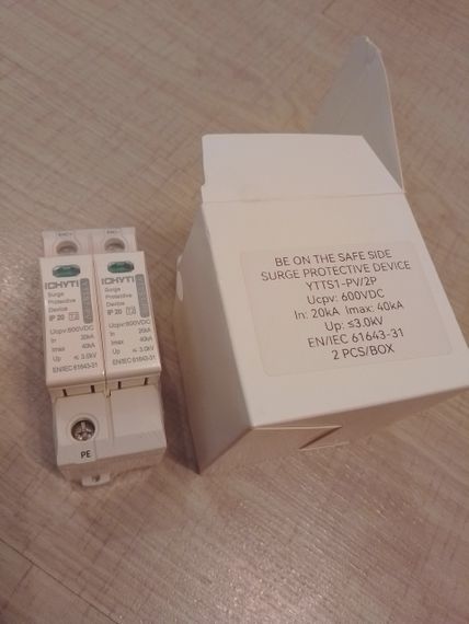 УЗІП DC до 40ka 600V ICHYTI пристрій захисту | Зображення 2