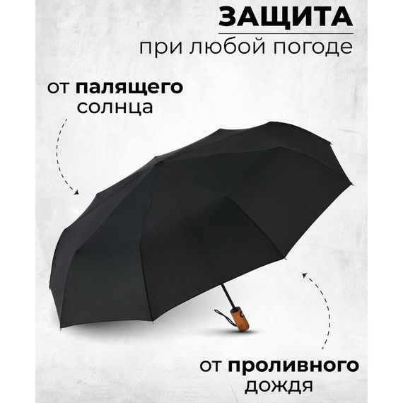 Компактна парасолька, Парасолька на кожен день, Механічна парасолька з каркасом легка AL-83 | Зображення 2