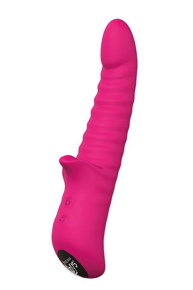 Подвійний вібратор Dream Toys Vibes Of Love Honey Bear Magenta рожевий Sex Aura | Зображення 3