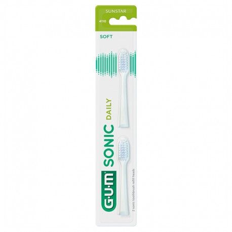 Змінна голівка для зубної щітки GUM Sonic Daily біла