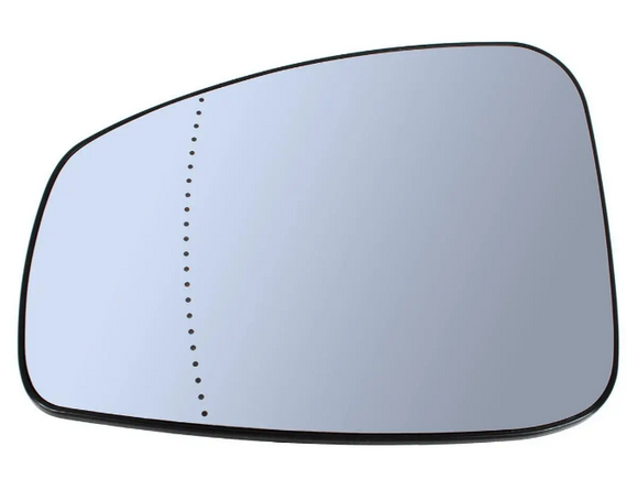 Renault Megane III (08-16) лівий вкладиш вставка дзеркала З ПІДОГРІВОМ, Рено Меган 3