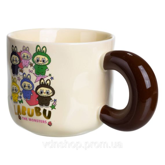 Чашка порцелянова Labubu The Monsters 400 (мл) подарункова кружка прикольна чашка для дітей на подарунок FM-21B | Зображення 3
