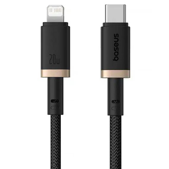 Дата кабель Baseus Dura Series Fast Charging Type-C to Lightning 20W (2m) (CB000123) Gold / Black